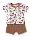Boy's Southwest Tee & Shorts Set – Cactus Trails Bamboo