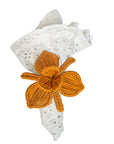Thanksgiving Orchid Handwoven Iraca Napkin Ring