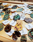 **Leather Earring Starter Pack-Embossed-30 Pairs 208q