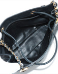 Chanel Lambskin Black Quilted Shoulder Bag 0 Series