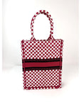 Dior Canvas Dior Amour Dots Vertical Book Tote