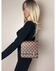Louis Vuitton Mini Tribecca Damier Ebene Shoulder Bag