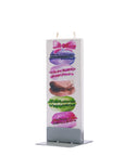 Flatyz Macarons with Bow Candle
