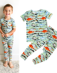 Bamboo Pajama Kids Clothing Sleepies Toddler 2PC Set Tommy Fish