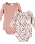 Tesa Babe Floral Bamboo & Cotton Bodysuit Set