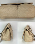 Chanel Grained leather Medium Natural Beauty Beige Flap Bag