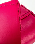 FENDI Mini Peekaboo Pink Leather Handbag