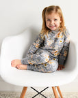 French Terry Bamboo Two Piece Hoodie Set Elodie Floral
