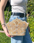 Mary Frances Golden Rule Crossbody Handbag