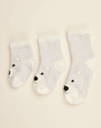 Marshmallow Bear Crew Socks