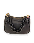 Doe a Dear Pearl Studs Mini Leather Shoulder Bag