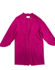 NOEN Fuchsia Longline Wool Jacket 87086