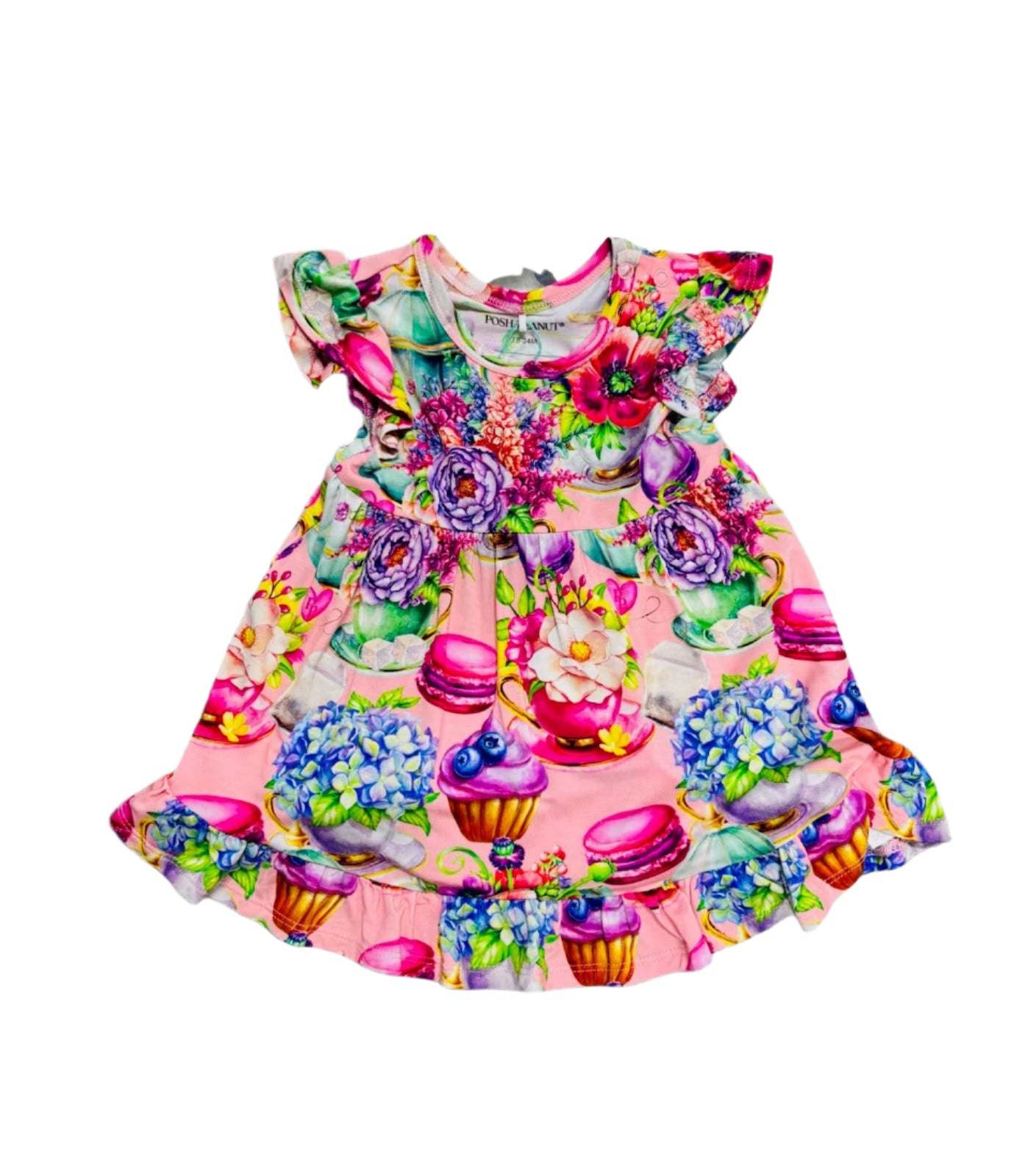 Posh Peanut Macaron Twirl Dress