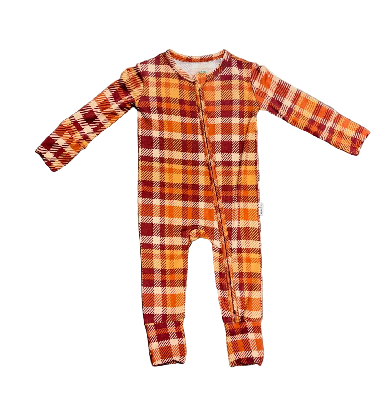 Gigi and Max Cedar Zip Onesie