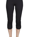 Carre Noir Pants Rouched Capri 7822