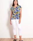 FOIL Roll With It Tee Top  7502