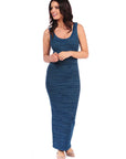Tees by Tina Peacock Slub Maxi Dress