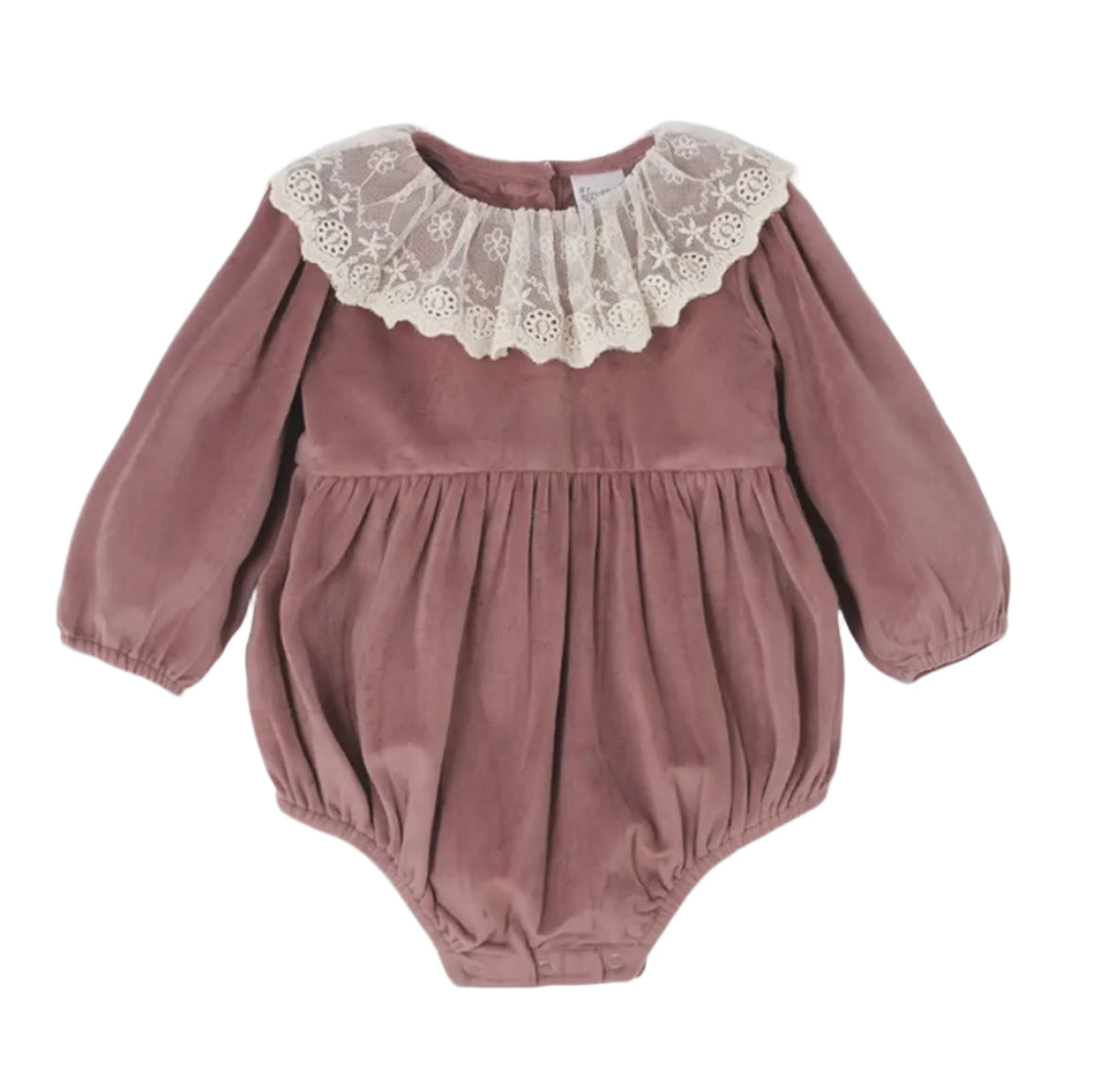 Tesa Babe Velvet & Lace Romper