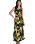 Frank Lyman Tropical Floral Maxi Dress 261166