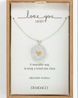 Love You Locket Necklace