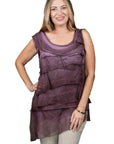Tina Stephens Arianna Silk Ruffle Top BT205