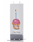 Flatyz Happy Birthday Cupcake Candle