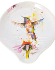 Dean Crouser Hummingbird Stoneware Spoon Rest