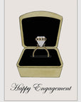 s.e. hagarman Happy Engagment Greeting Card