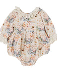 Tesa Babe Vintage Floral Linen Bodysuit