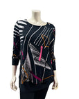 Frank Lyman Abstract Print Top 214420