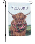 Floral Highland Garden Flag