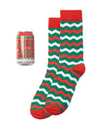 Jingle All The Way Beer Can Socks