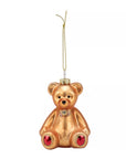 Glass Teddy Bear Ornament