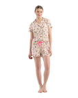 Women's Cute Pups Short PJ Set