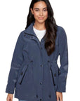Carre Noir Coat Hooded Rain 7909