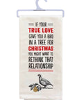 Rethink Relationship Christmas Tea Towel