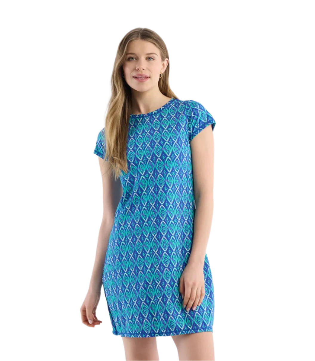 Hatley Painted Diamonds UPF 50 Tee Shirt Dress