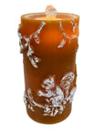 Fall Squirrels Water Candle