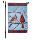 Cardinal Couple Garden Flag