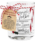 Mud Pie Peppermint White Russian Cocktail Glass