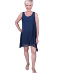 Tina Stephens Adelyn Silk A-Line Dress DT209
