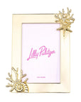 Lilly Pulitzer Gold Critters Picture Frame