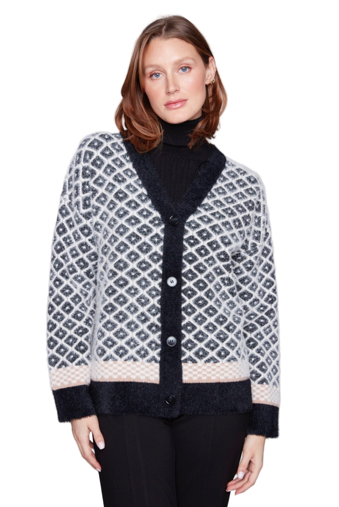 Carre Noir Cardigan 8111