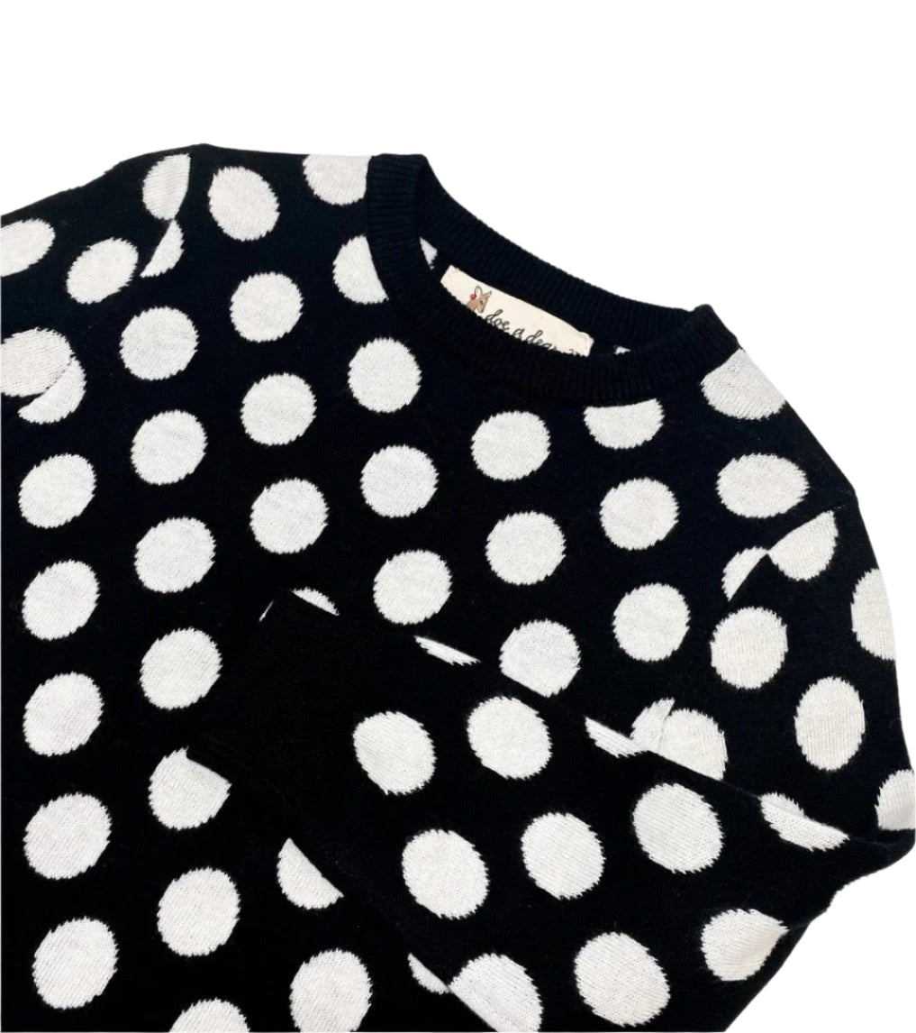 Doe a Dear Polka Dot Tunic Sweater