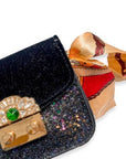 Doe a Dear Mini Jewel Glitter Purse