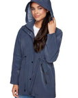 Carre Noir Coat Hooded Rain 7909