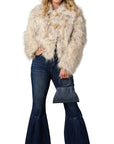 Coco + Carmen Gianna Faux Fur Jacket