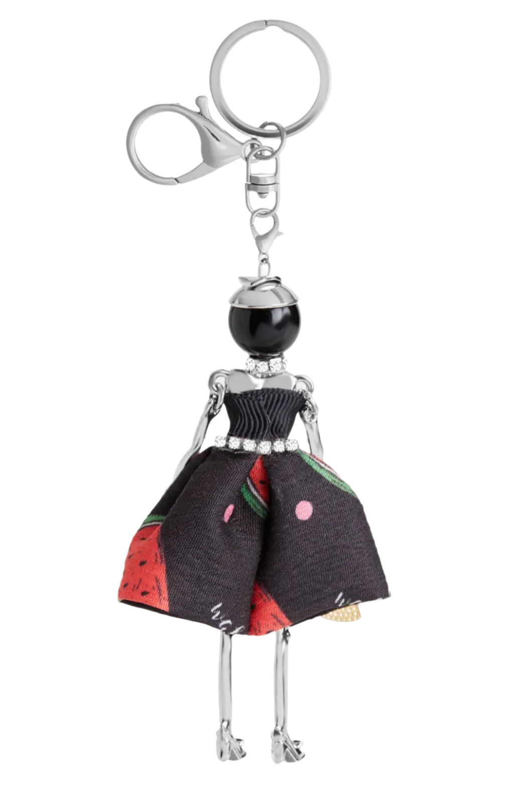 Coco + Carmen Charming Ladies Bag Charm + Key Fob - Brenda
