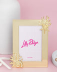 Lilly Pulitzer Gold Critters Picture Frame