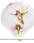 Dean Crouser Hummingbird Stoneware Spoon Rest